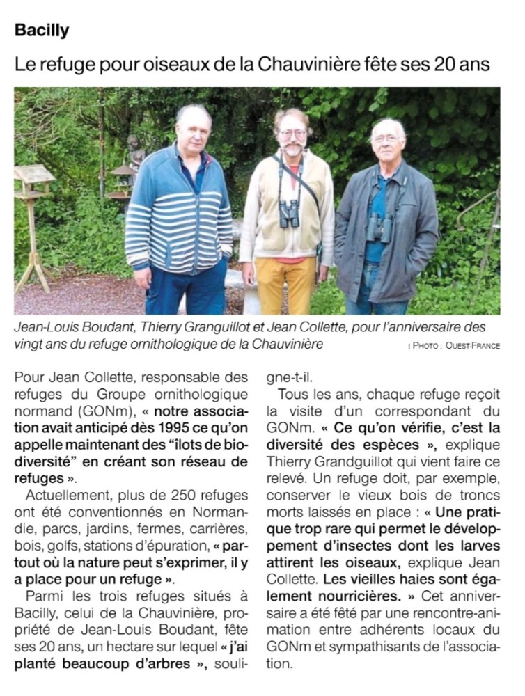 Ouest-France, 12 juillet 2023