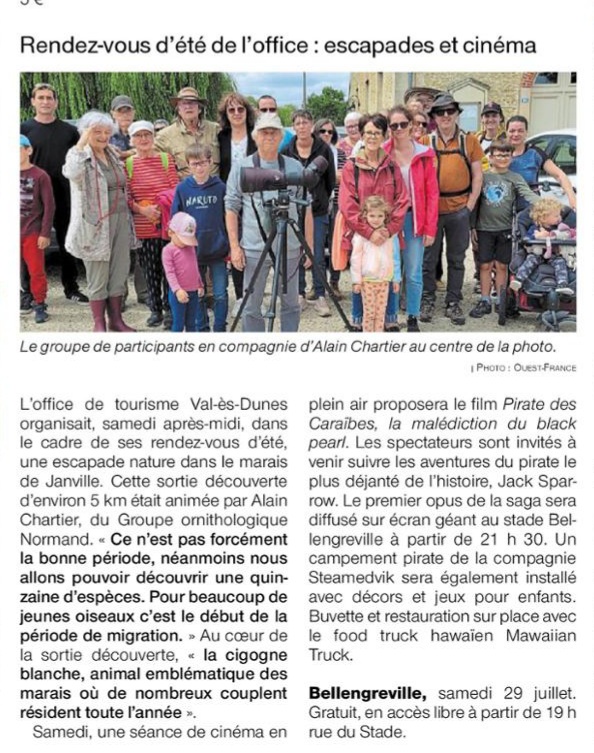 Ouest-France Bayeux Caen 20230724