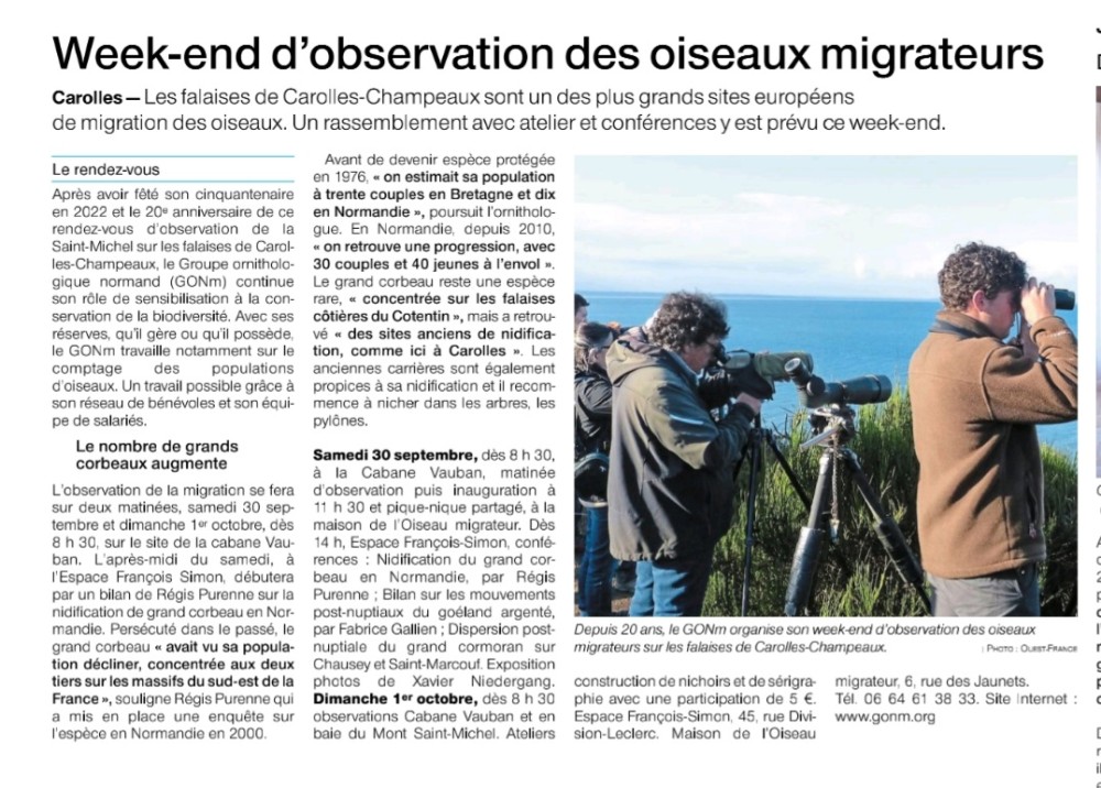 Ouest-France Sud Manche 2023_09_25